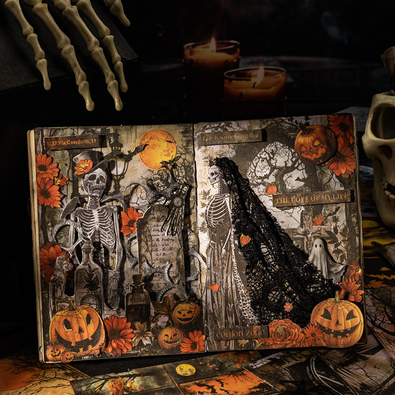42pcs double side printed Halloween paper pack (P25072004)