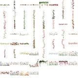 60pcs flower sticker pack(S26060313)