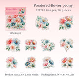 20pcs flower sticker pack(S26071106)