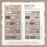 1sheet cloth word sticker pack (S25092506)