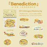 20pcs words sticker pack（S26051106）