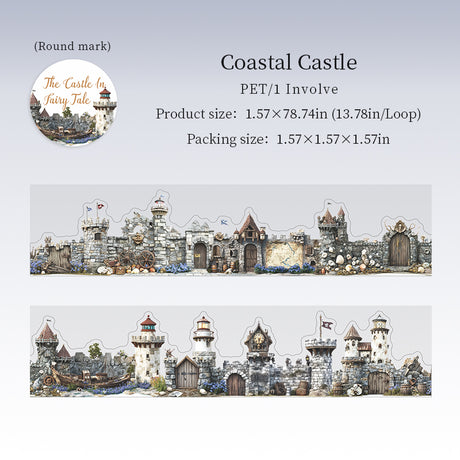 1 roll castal in fairy tale PET-tape (T26080506)