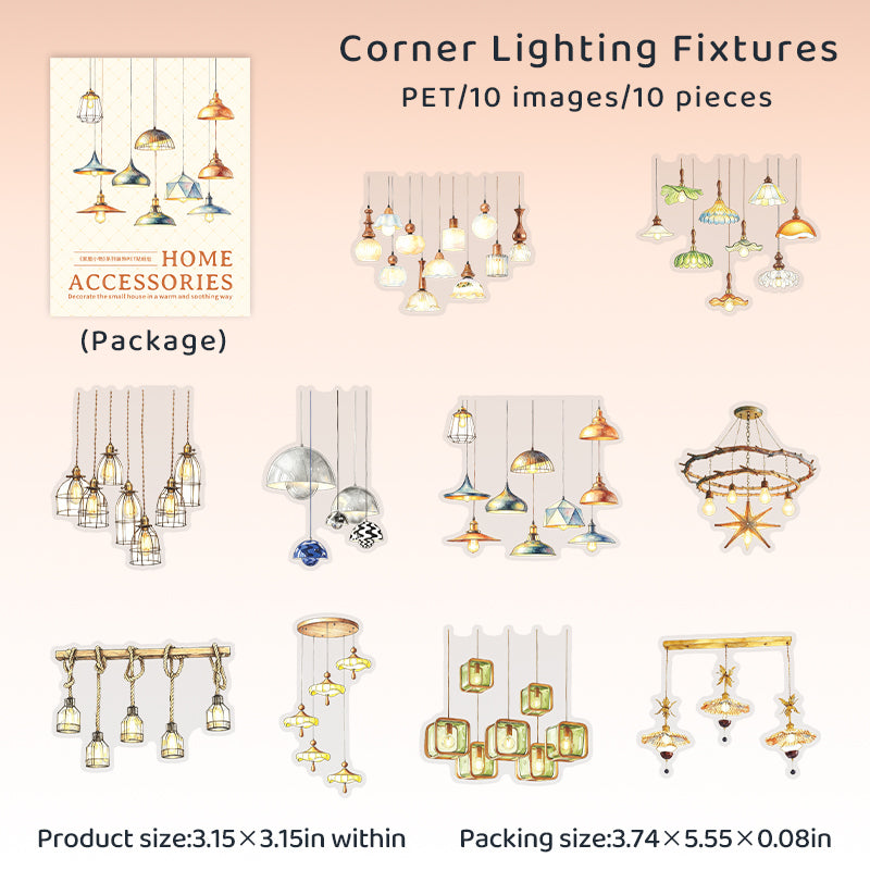 10pcs home deco sticker pack (S26061606)