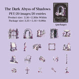 20pcs night melody sticker pack(S26060306)
