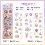 6sheets flower pre-cut sticker pack(S26052906)