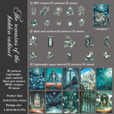 30pcs gothic sticker + paper pack (P25100906)