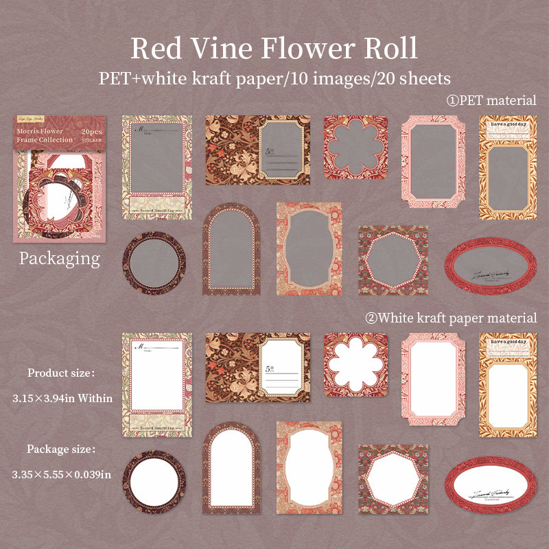 20pcs frame paper+sticker pack(S26041506)