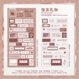 1sheet cloth word sticker pack (S25092506)