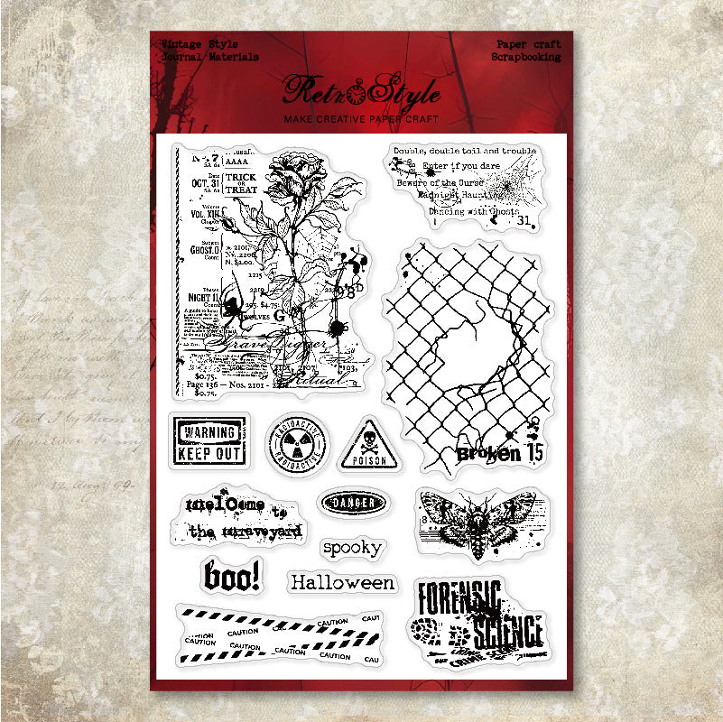 1pc dark gothic stamp(Z26053006)