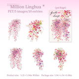 10pcs flower sticker pack(S26071906)