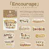 20pcs words sticker pack（S26051106）