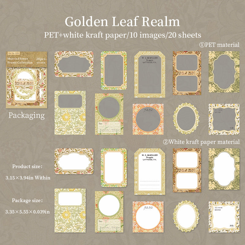 20pcs frame paper+sticker pack(S26041506)