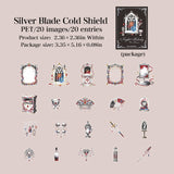 20pcs night melody sticker pack(S26060306)