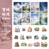 46pcs landscape sticker+paper pack (S26032306)