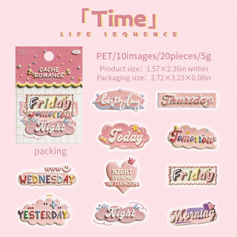 20pcs words sticker pack（S26051106）