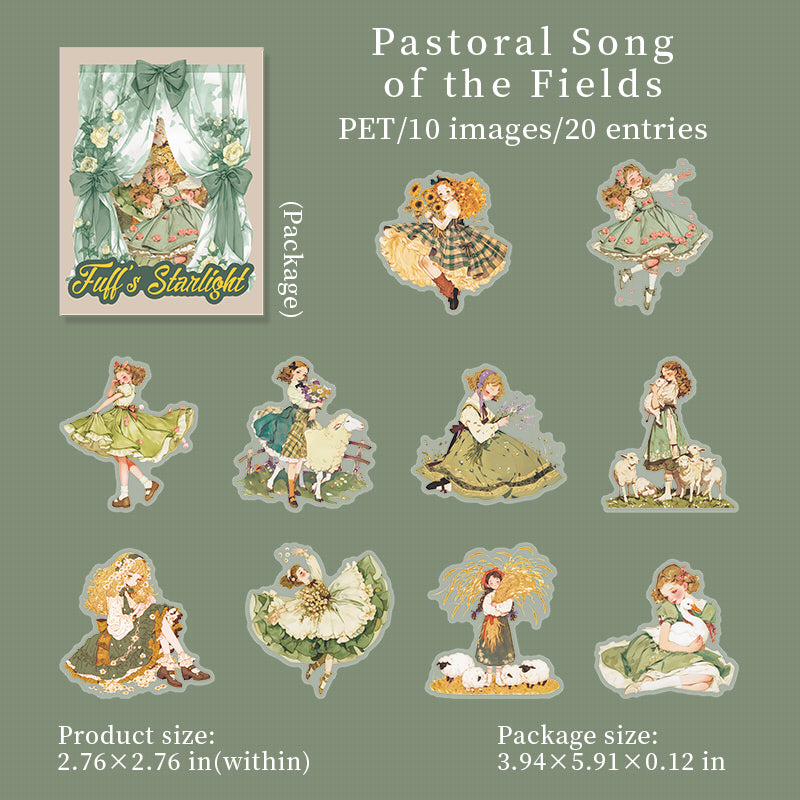 20pcs cute girl sticker pack(S26052806)