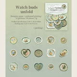 30pcs spring embossed seal wax sticker(S26020306)