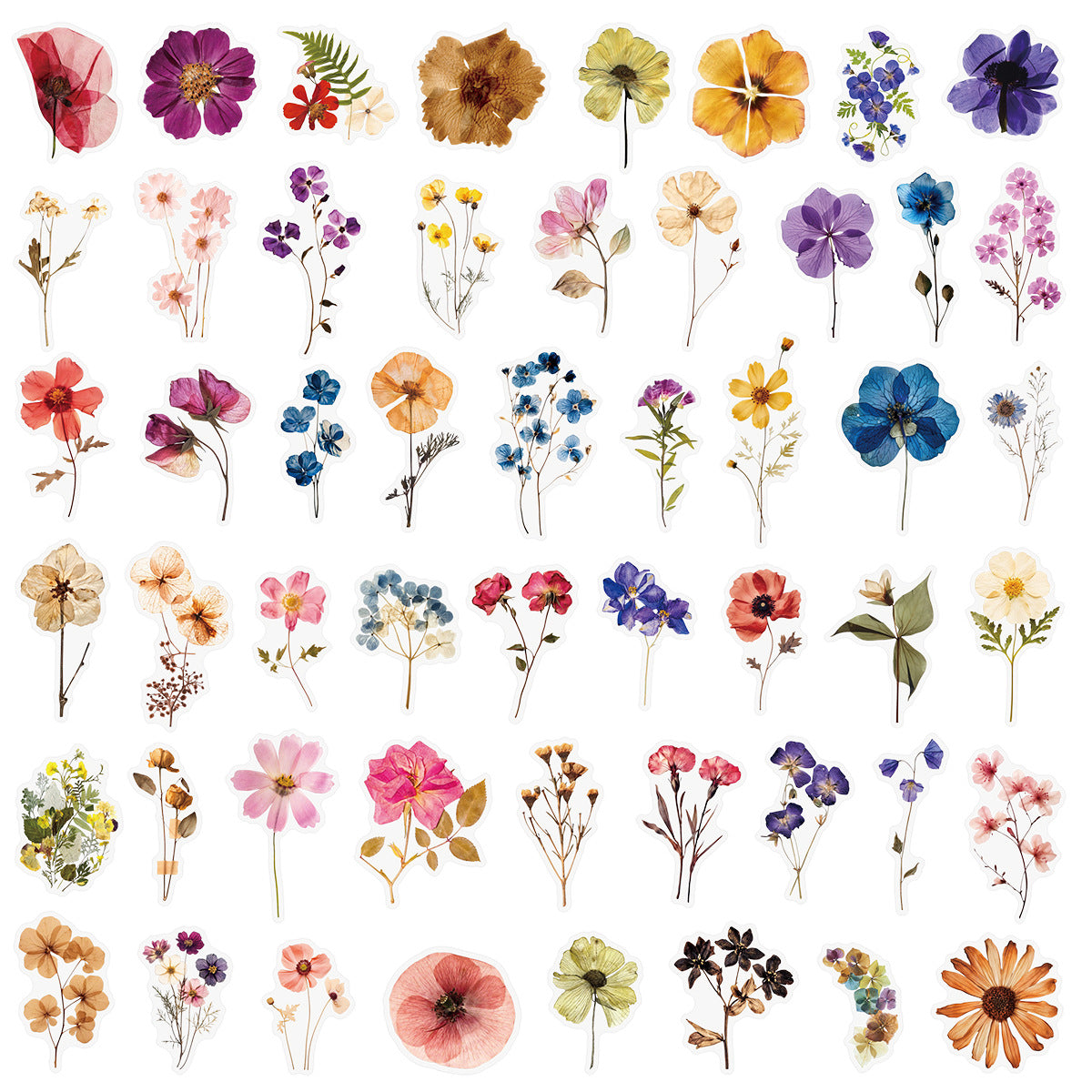 200pcs flower sticker pack (s26061803)