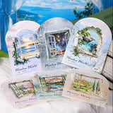 15pcs window world sticker pack (S25080304)