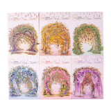 6pcs light flower gate PET-sticker pack (S25072903)