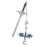 1pc metal sword dragon book mark(C26082407)