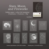 10pcs nature silver sticker pack(S26052707)