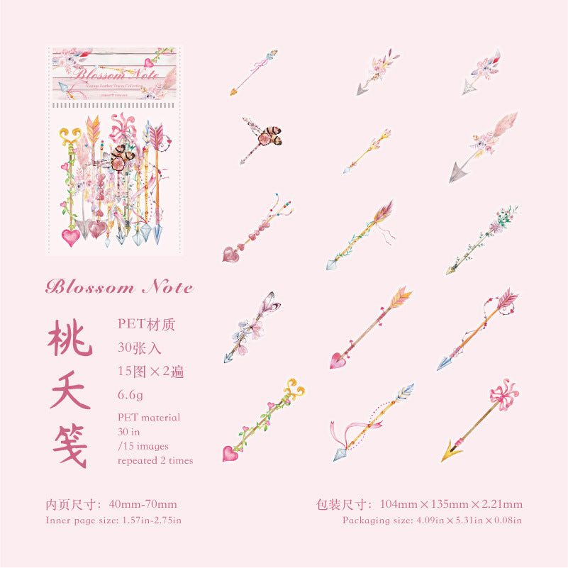 30pcs quill sticker pack (S26032307)