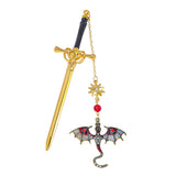 1pc metal sword dragon book mark(C26082407)