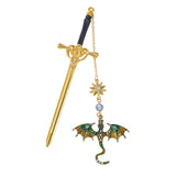 1pc metal sword dragon book mark(C26082407)