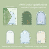 10pcs romantic sticky-card pack(S26052807)