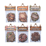 15pcs wooden board sticker pack (S25090401)