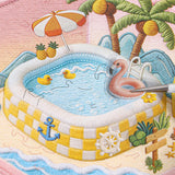 2pcs 3D summer sticker pack(S26042901)