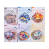 50pcs rainy umbrella PET-sticker pack (S25072905)