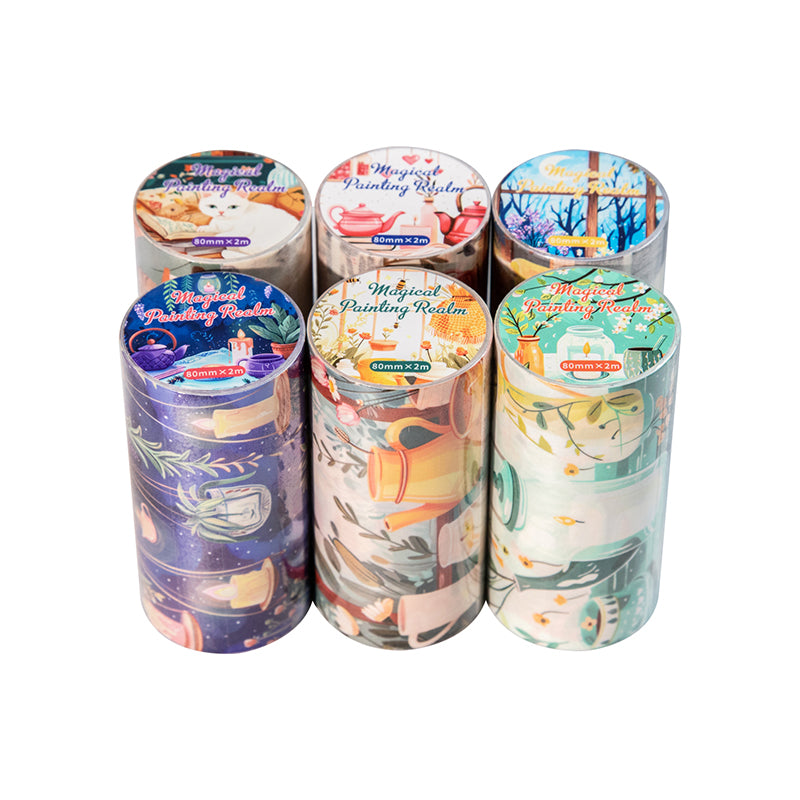 1 roll painting realm washi-tape (T25091701)