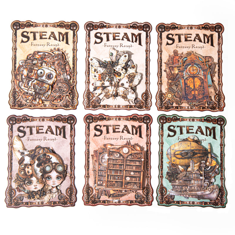 15pcs sticky card steam sticker pack (S25081209)