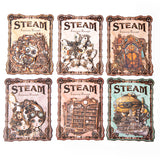 15pcs sticky card steam sticker pack (S25081209)