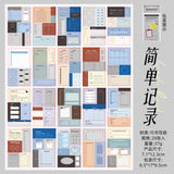 20sheets planner pre-cut sticker book(TZB26040808)