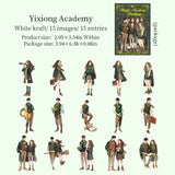 15pcs magic academy sticker pack (S25102108)
