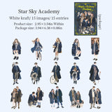 15pcs magic academy sticker pack (S25102108)