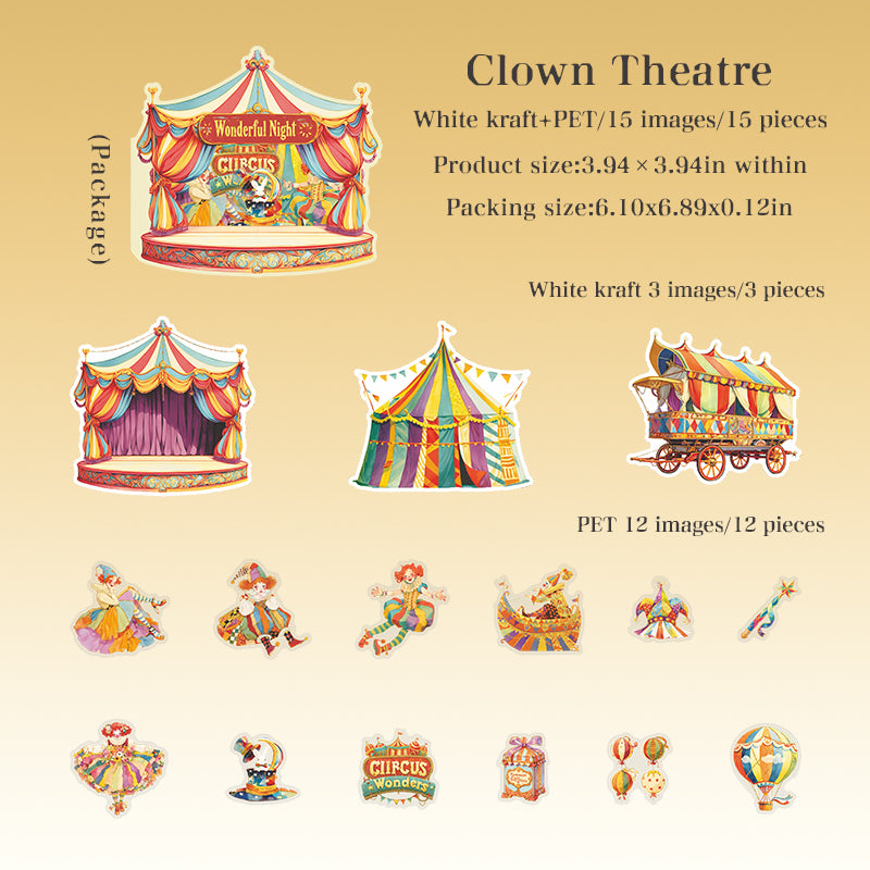 15pcs wonderful night sticker pack (S26051409)