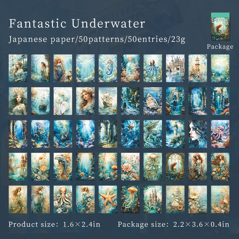 50pcs fantasy mini-sticker book(TZB26040909)