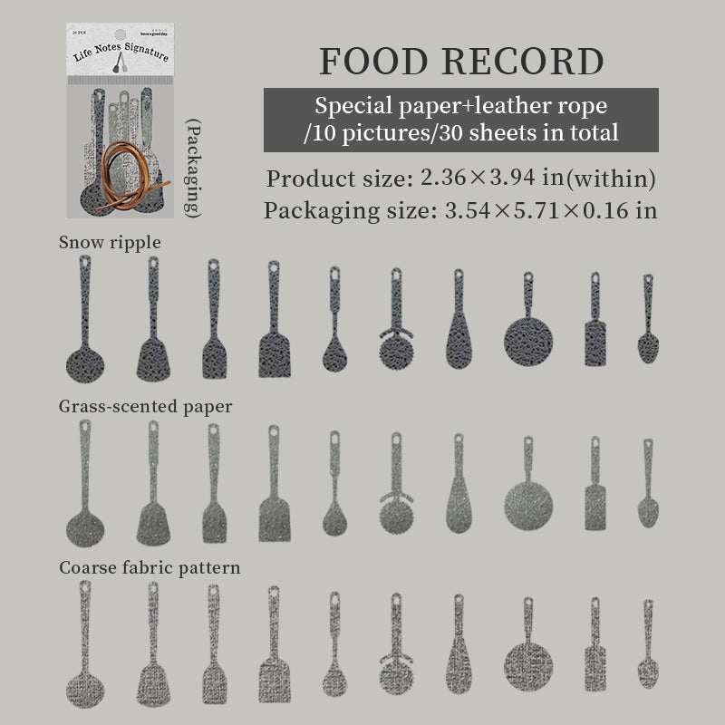 30pcs vintage vellum paper pack (p25102109)