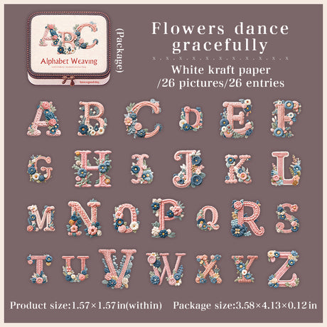 26pcs Alphabet sticker pack (S26040709)