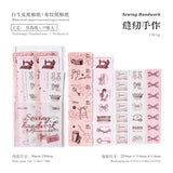 10pcs vintage pre-cut sticker pack (S25050509)