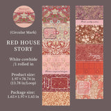 1 roll floral washi-tape (T26020309)