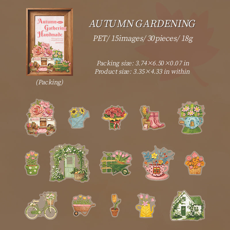 30pcs autumn sticker pack(S26071109)