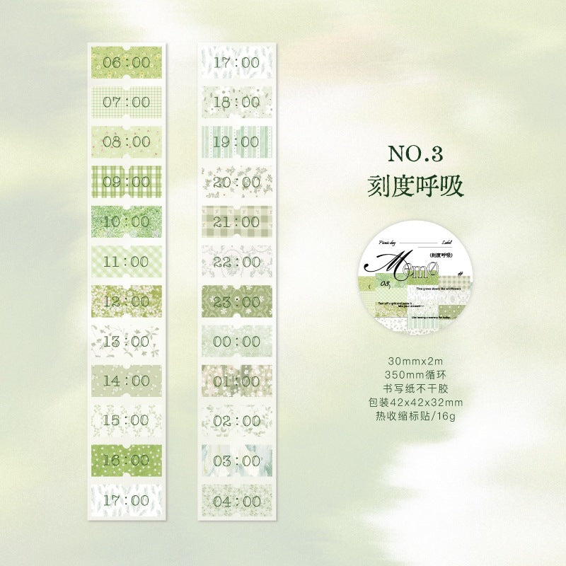 1 roll time sticker-tape(T26051509)