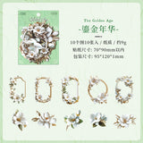 10pcs flower frame sticker pack(S26071409)
