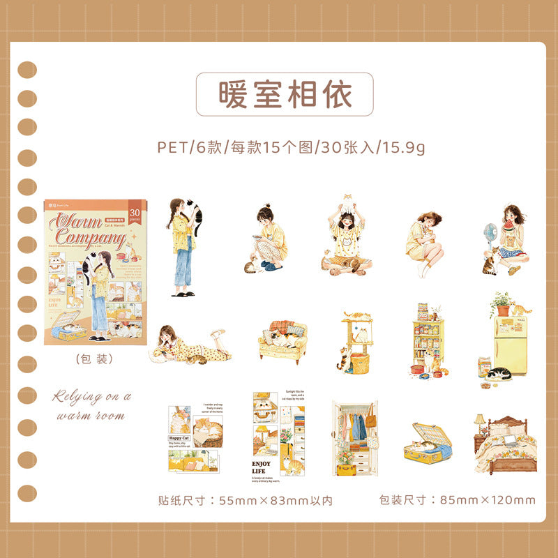 Daily life sticker pack 30pcs (S26091409)