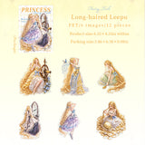 12pcs princess sticker pack(S26071909)